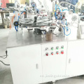 Máquina semiautomática para fabricar discos flap de 75-180 mm